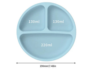 Baby Bowls Suction Set – Silicone Feeding Set with Straw Cup, Plate, Spoon & Fork | Non-Toxic Toddler Tableware