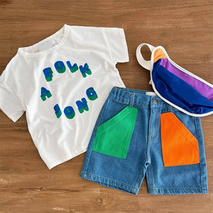 Baby T Shirt – Unisex Cotton Cartoon Kids Tee | Soft Summer Short Sleeve T-Shirts for Boys & Girls | Toddler Clothes USA