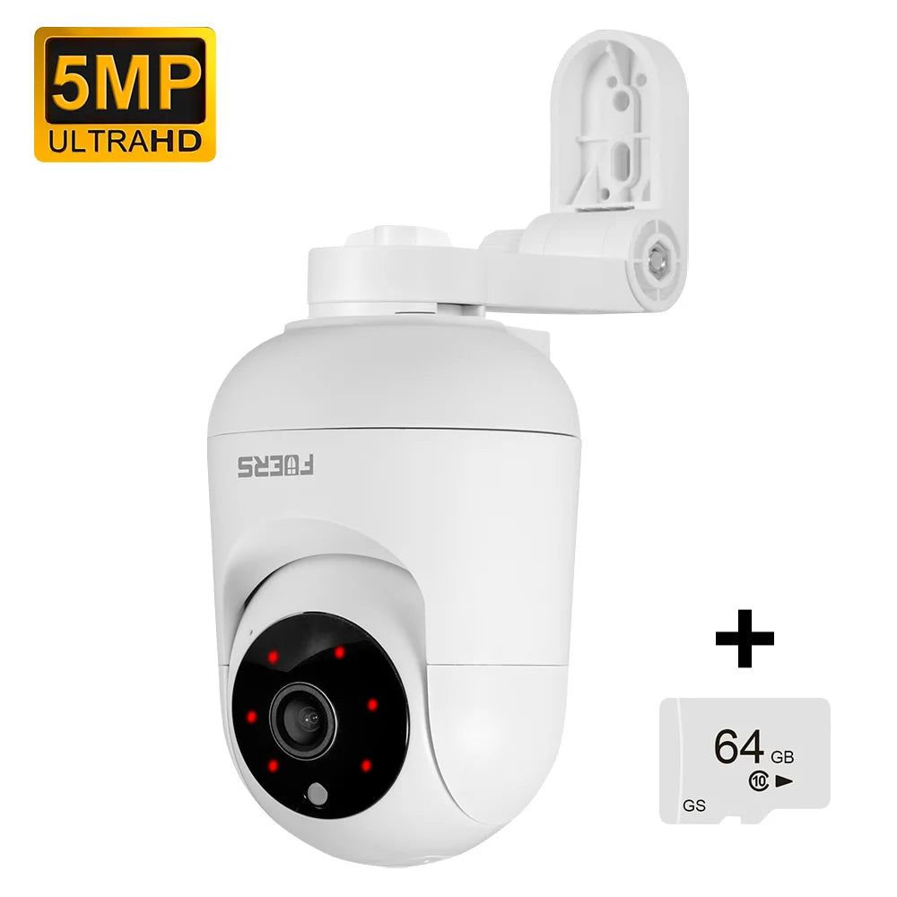 FUERS 4K 8MP Baby Monitor – Tuya Smart WiFi IP Camera with AI Tracking & Adjustable Bracket for Indoor Security & Baby Surveillance