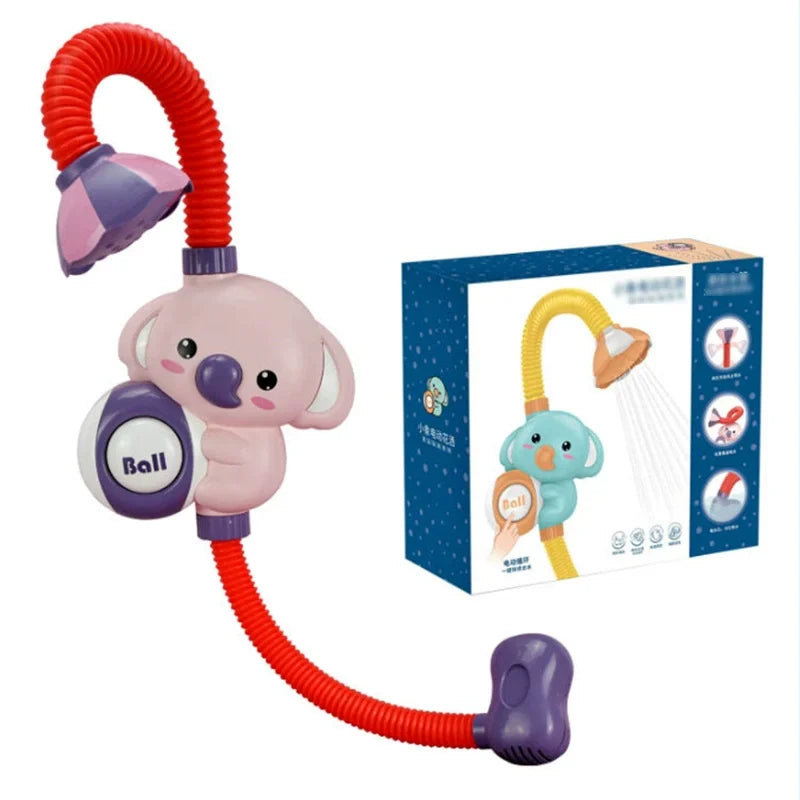 Cute Duck Toys Bathing Boat Set – 3 Emotional Ducks with LED Light & Auto Water Spray – Interactive Sensory Baby Shower Gift for Toddlers