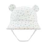 Baby Hats with Rabbit Ears – Cotton Sun Hat for Boys & Girls | Adjustable Bucket Cap for Infants 3–12 Months | Summer Beach Outdoor Hats