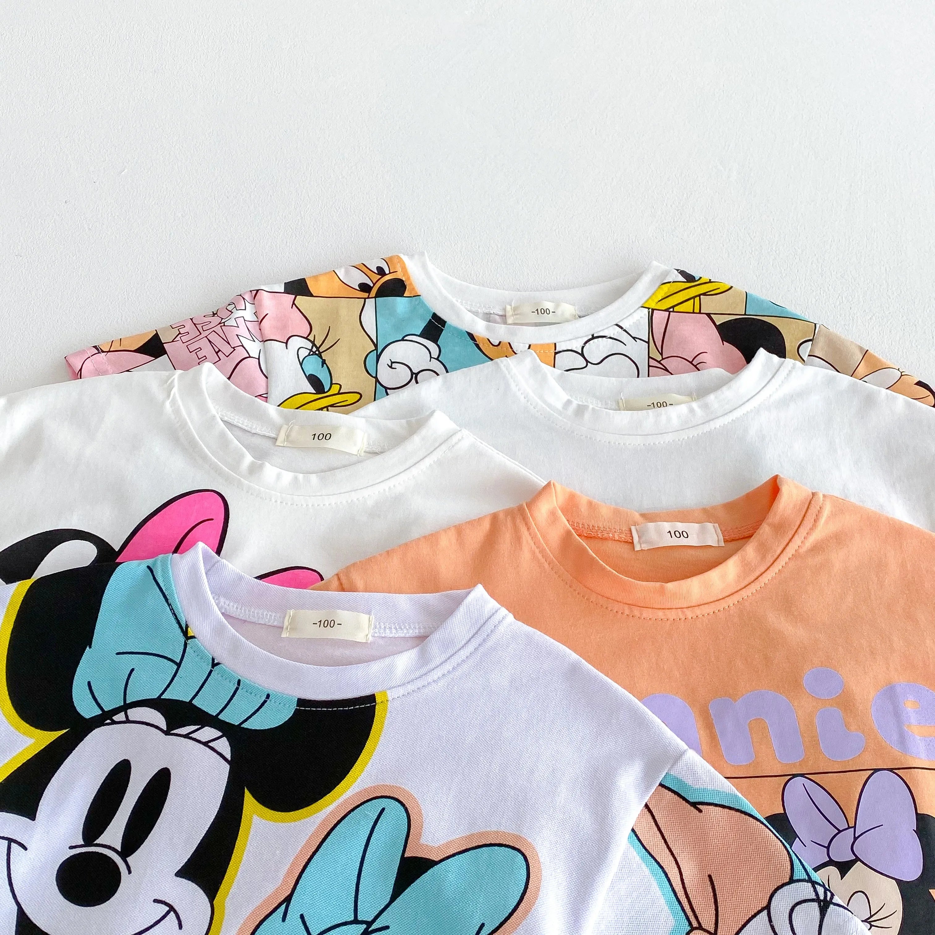 Trendy Baby Tshirts Set – Summer Cartoon Baby Girl T-Shirt & Shorts Outfit | Cute Kids Clothes for Girls 4–6Y