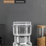 Electric Herb Grinder – 300ml Mini Stainless Steel Spice & Grain Mill | Coffee, Pepper, Baby Food Pulverizer with 4 Blades