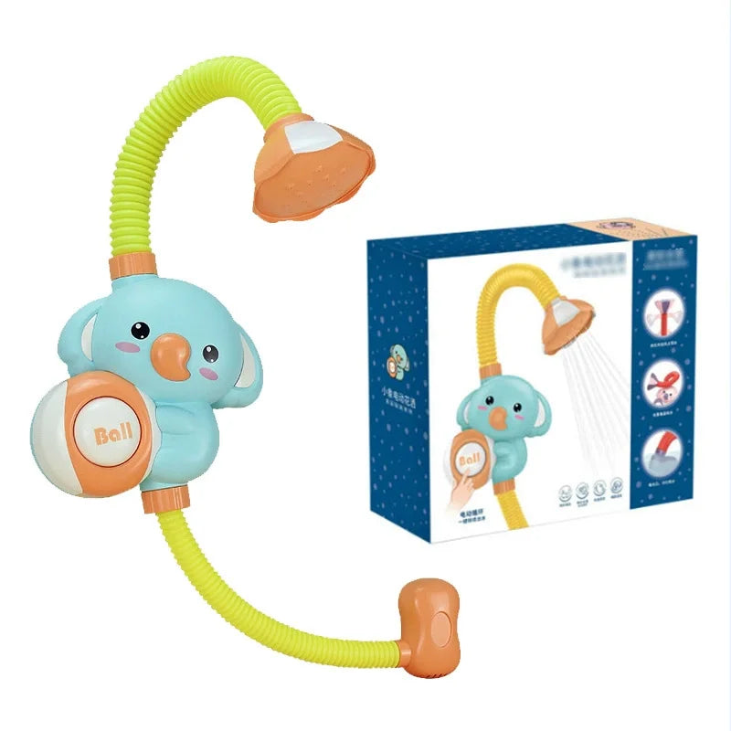 Cute Duck Toys Bathing Boat Set – 3 Emotional Ducks with LED Light & Auto Water Spray – Interactive Sensory Baby Shower Gift for Toddlers