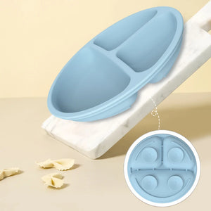 Baby Bowls Suction Set – Silicone Feeding Set with Straw Cup, Plate, Spoon & Fork | Non-Toxic Toddler Tableware