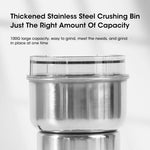 Electric Herb Grinder – 300ml Mini Stainless Steel Spice & Grain Mill | Coffee, Pepper, Baby Food Pulverizer with 4 Blades
