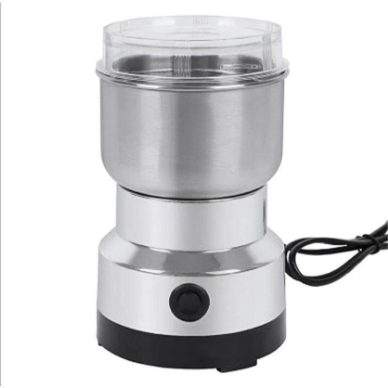 Electric Herb Grinder – 300ml Mini Stainless Steel Spice & Grain Mill | Coffee, Pepper, Baby Food Pulverizer with 4 Blades