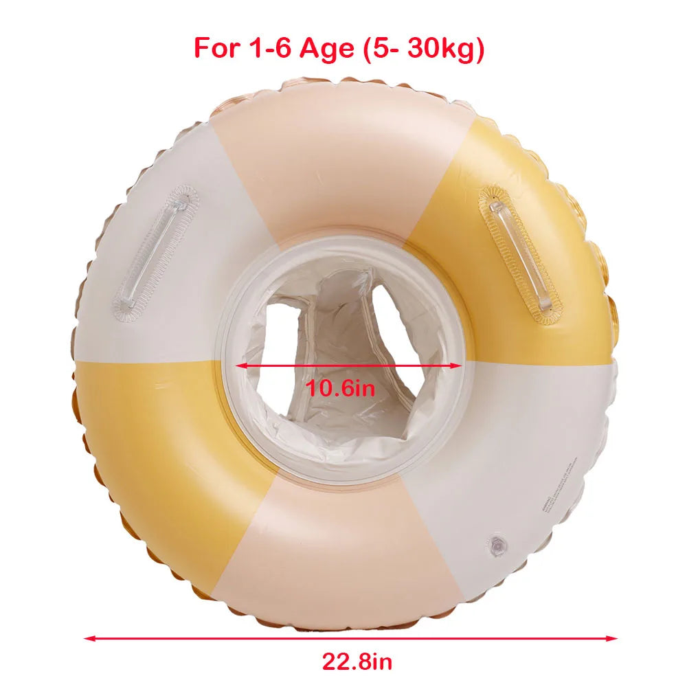 ROOXIN Baby Swim Ring Float Seat | Inflatable Swim Ring for Kids | Toddler Pool Tube | Child Swimming Circle Toy