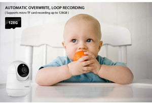 FUERS 4K 8MP Baby Monitor – Tuya Smart WiFi IP Camera with AI Tracking & Adjustable Bracket for Indoor Security & Baby Surveillance