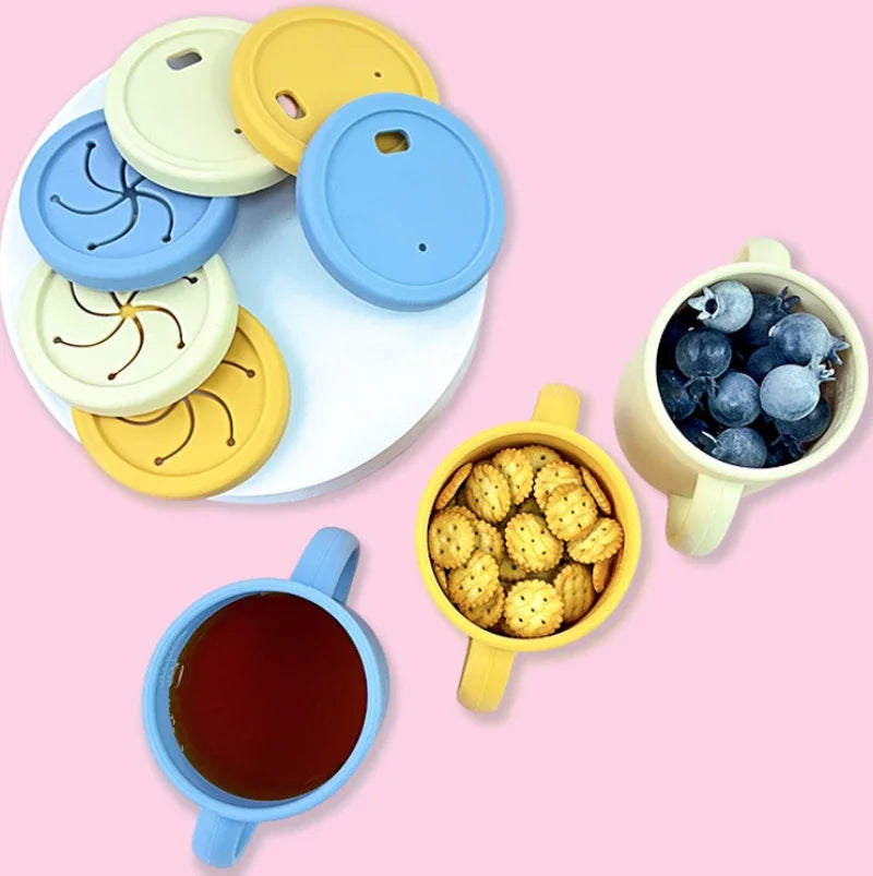 Baby Bowls Suction Set – Silicone Feeding Set with Straw Cup, Plate, Spoon & Fork | Non-Toxic Toddler Tableware