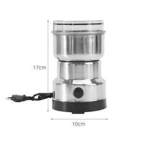 Electric Herb Grinder – 300ml Mini Stainless Steel Spice & Grain Mill | Coffee, Pepper, Baby Food Pulverizer with 4 Blades