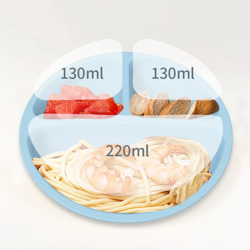 Baby Bowls Suction Set – Silicone Feeding Set with Straw Cup, Plate, Spoon & Fork | Non-Toxic Toddler Tableware