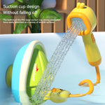 Cute Duck Toys Bathing Boat Set – 3 Emotional Ducks with LED Light & Auto Water Spray – Interactive Sensory Baby Shower Gift for Toddlers