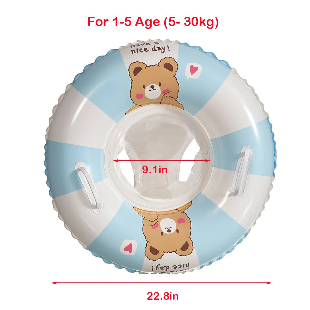 ROOXIN Baby Swim Ring Float Seat | Inflatable Swim Ring for Kids | Toddler Pool Tube | Child Swimming Circle Toy