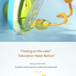 Cute Duck Toys Bathing Boat Set – 3 Emotional Ducks with LED Light & Auto Water Spray – Interactive Sensory Baby Shower Gift for Toddlers