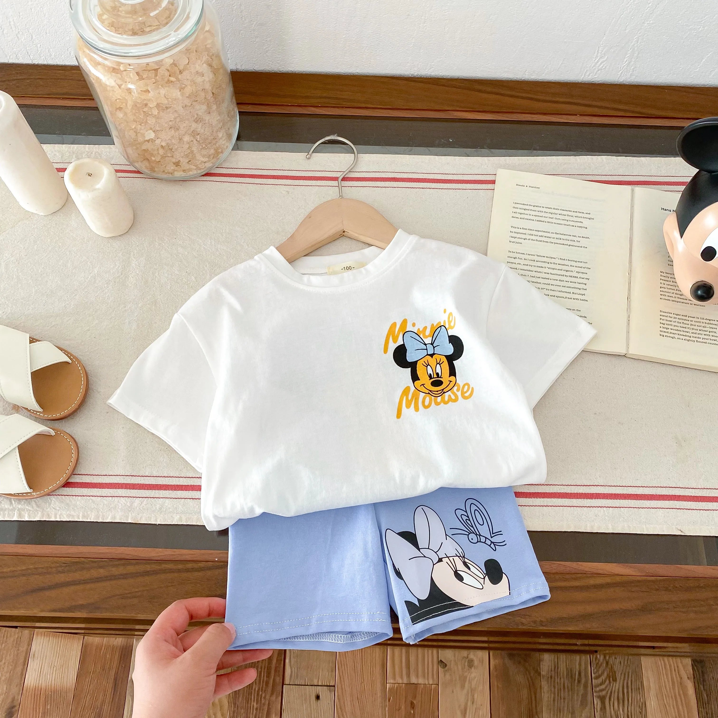 Trendy Baby Tshirts Set – Summer Cartoon Baby Girl T-Shirt & Shorts Outfit | Cute Kids Clothes for Girls 4–6Y