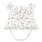 Baby Hats with Rabbit Ears – Cotton Sun Hat for Boys & Girls | Adjustable Bucket Cap for Infants 3–12 Months | Summer Beach Outdoor Hats