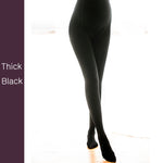 Velvet High Waist Compression Stockings – Adjustable Compression Pantyhose with Belly Support & Thermal Lining