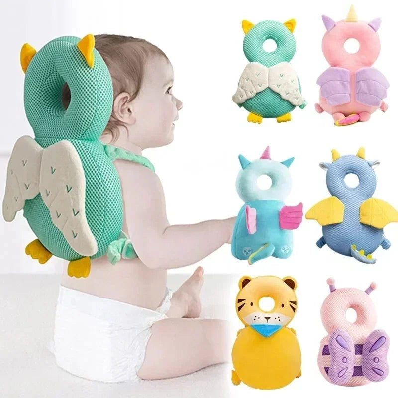 Child wearing a green dragon-shaped bath toy with additional dragon-themed toys displayed.