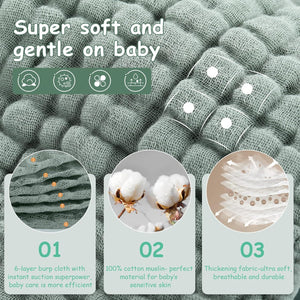 Textured fabric with product features and benefits highlighted