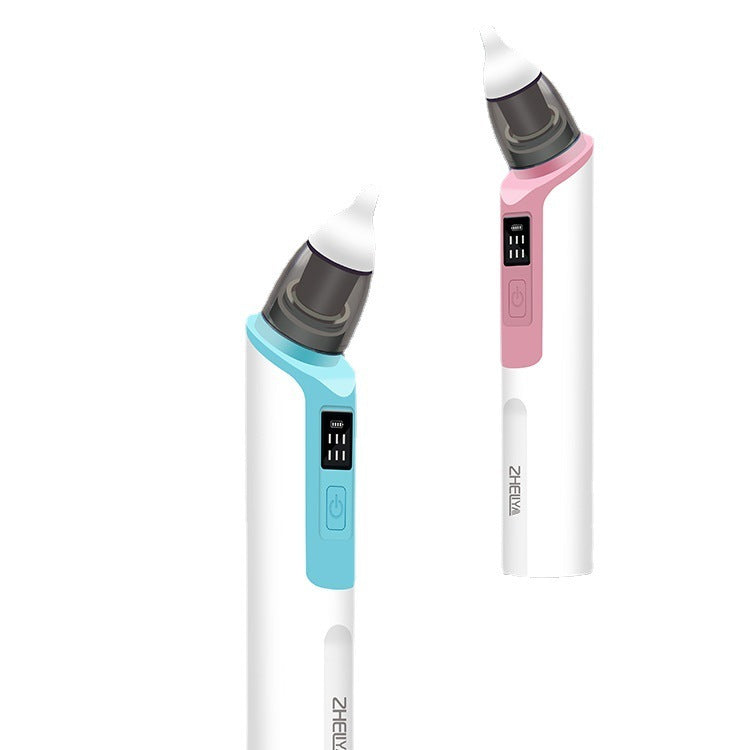 Two cleaning brushes with digital displays on a white background