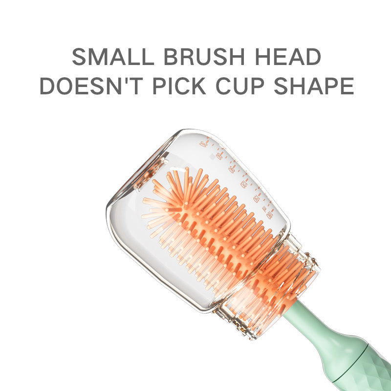 Hairbrush with small brush head on a white background