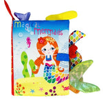 Colorful children's book titled 'Magical Mermaids' with a mermaid illustration on a white background.