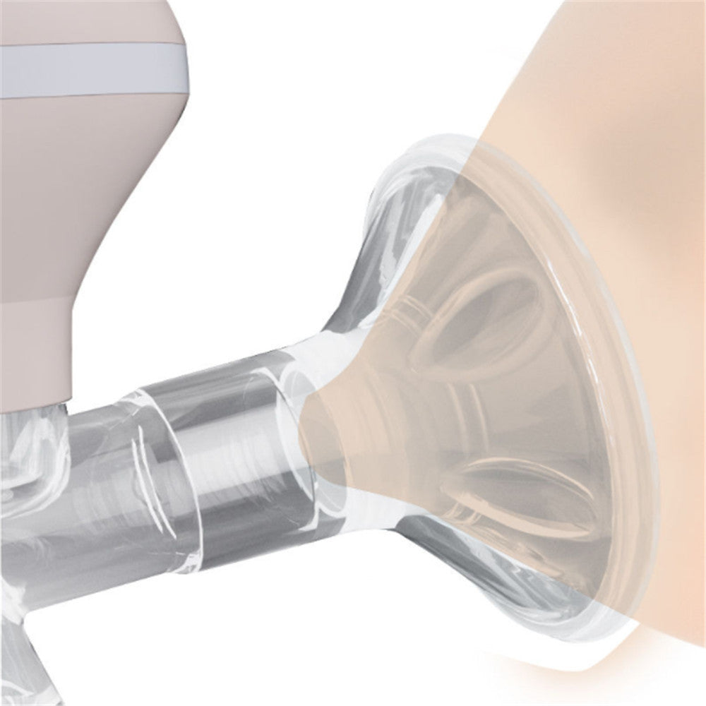 Close-up of a clear plastic component on a white background